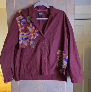 Maeve By Anthropology Embroidered Blouse. US SZ 10. NWOT.
